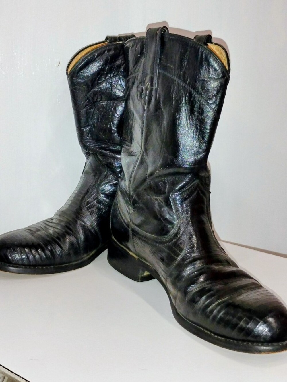 SHORT WESTERN REPTILE BOOTS